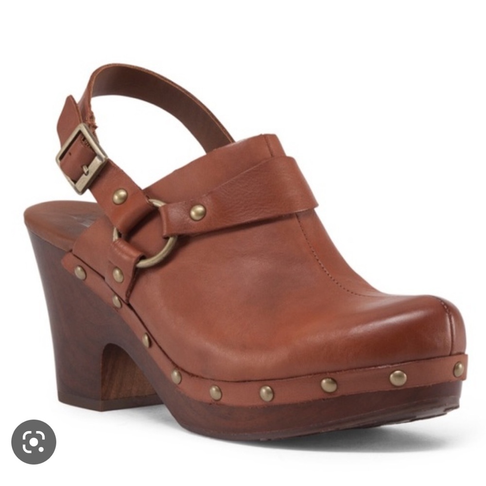 Korks by Kork-Ease Studded Sling-backs Clog Mule Size 38